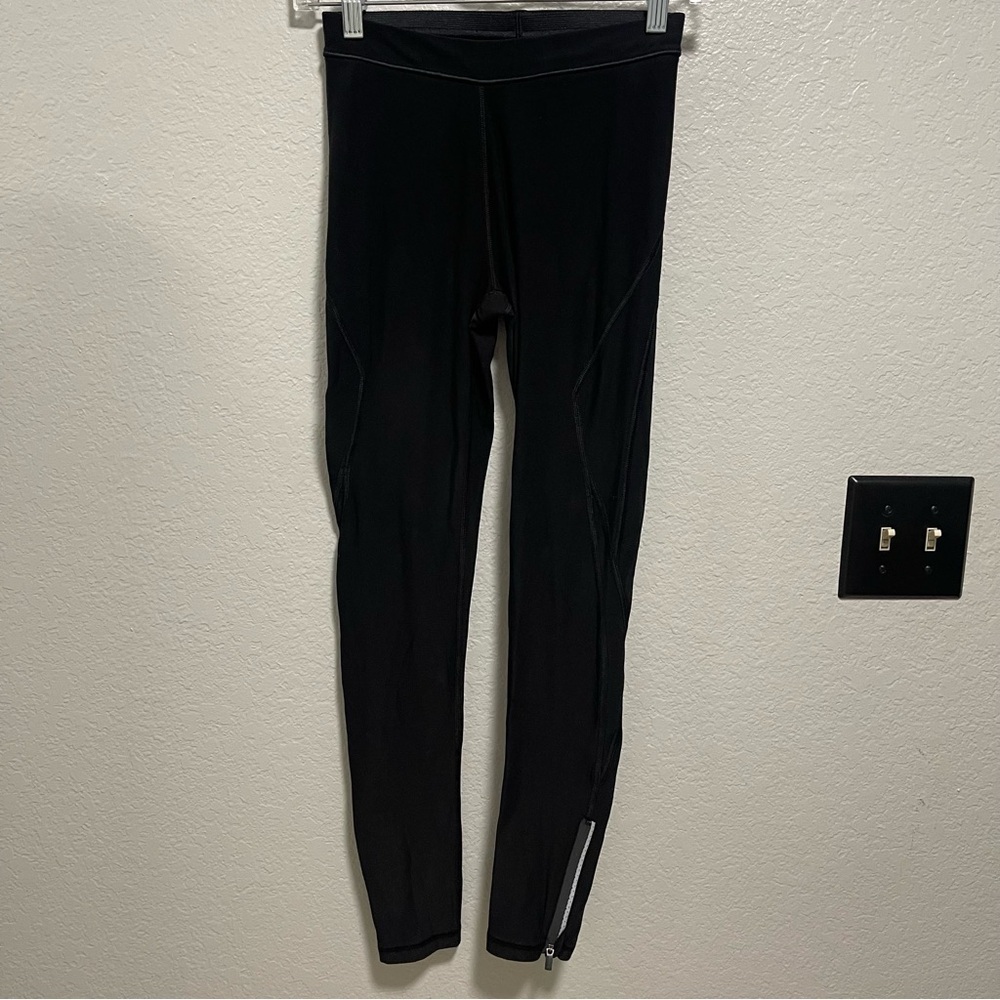 VSX Sport Black Running Tights Leggings Size XS - Picture 2 of 9
